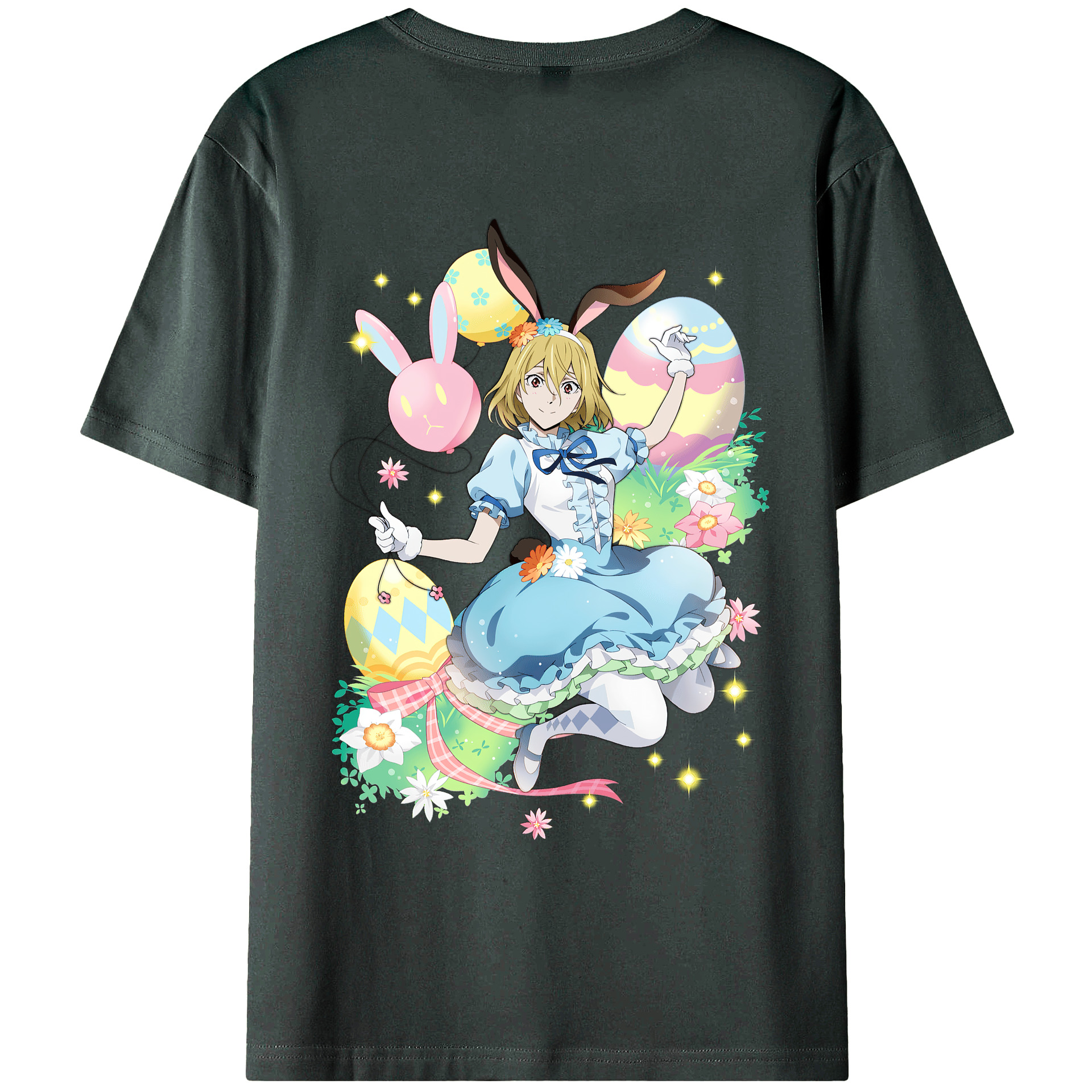 （画像用） 文豪ストレイドッグス Bungo Stray Dogs 綿100％ メンズ半袖Tシャツ（バックプリント） 通気性